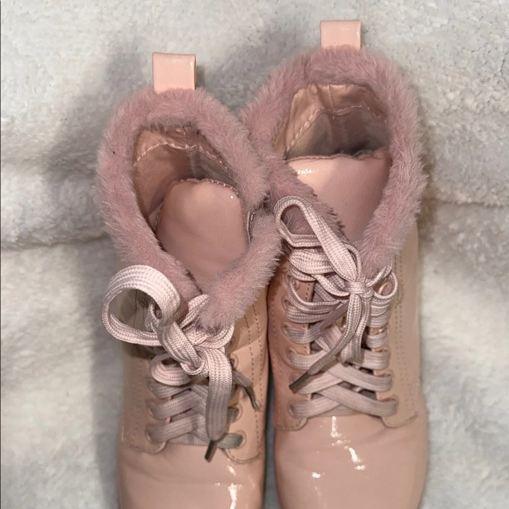 MIA Pink Lace-Up Ankle Boots GIRLS SIZE 4